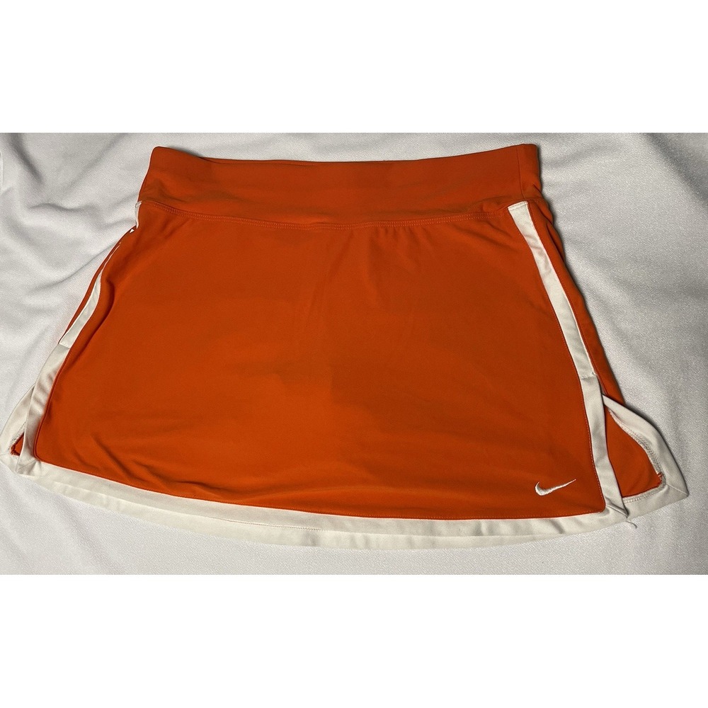 Nike FitDry Tennis Skort Women‎ Sz Small  Coral Swoosh Pickleball Golf Y2K